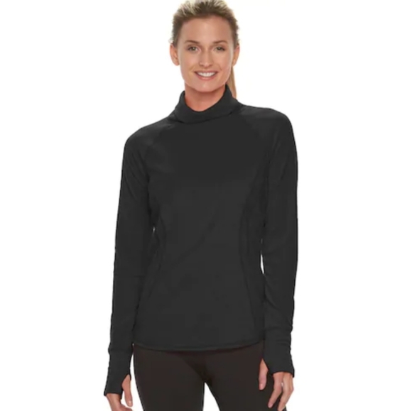 microfleece turtleneck